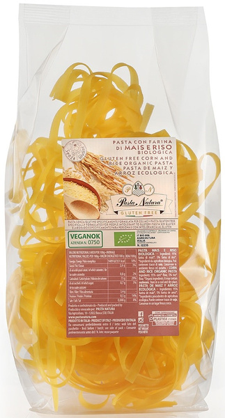 Makaron tagliatelle kukurydziano ryżowy bezglutenowy 250 g - Pasta Natura (BIO)