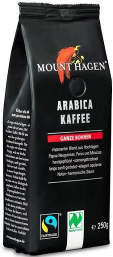 Kawa Ziarnista Arabica 100 % Fair Trade Bio 250 G  -  MOUNT HAGEN