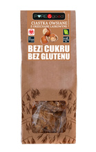 Ciastka Owsiane Z Orzechami Laskowymi Bez Dodatku Cukru Bezglutenowe 150 G - Pure&Good