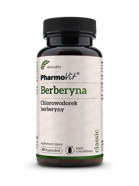 Berberyna bezglutenowa 60 szt.(388 mg) - Pharmovit