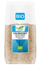 Len brązowy siemię lniane 400 g - Bio Planet (EKO)