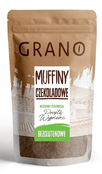 Mieszanka na muffiny czekoladowe bezglutenowe 500 g - Grano