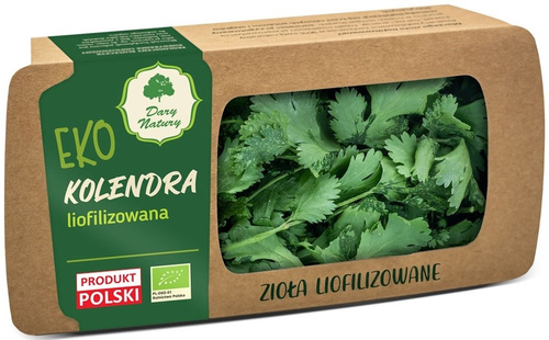 Kolendra liofilizowana bezglutenowa 5 g - Dary Natury (BIO)