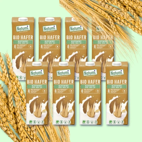 Napój owsiany bez dodatku cukru bezglutenowy 8 x 1 l - Natumi (EKO)