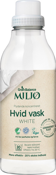 PŁYN DO PRANIA BIAŁYCH UBRAŃ (KONCENTRAT) 900 ml - GRON BALANCE