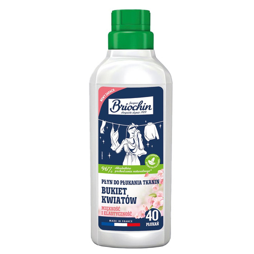 Płyn do zmiękczania tkanin kwiatowy 40 prań 750 ml - Briochin