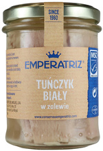 TUŃCZYK BIAŁY MSC W SOSIE WŁASNYM 200 g (140 g) (SŁOIK) - EMPERATRIZ