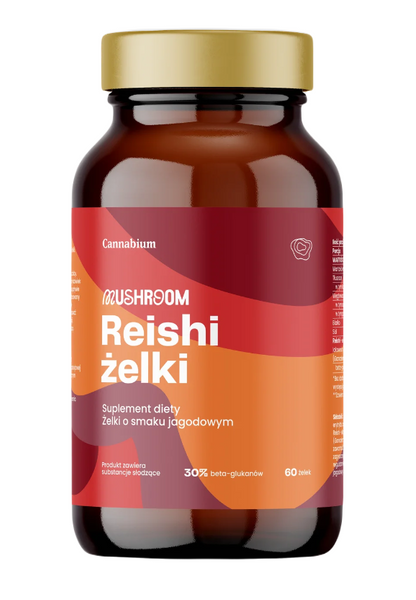 Żelki Reishi O Smaku Jagodowym 170 G - Cannabium