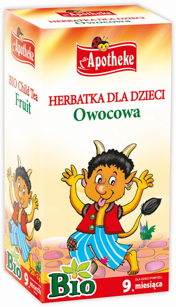 HERBATKA DLA DZIECI - OWOCOWA BIO (20 x 2 g) 40 g - APOTHEKE