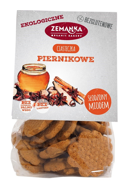 Ciastka piernikowe bezglutenowe 100 g - Zemanka (BIO)