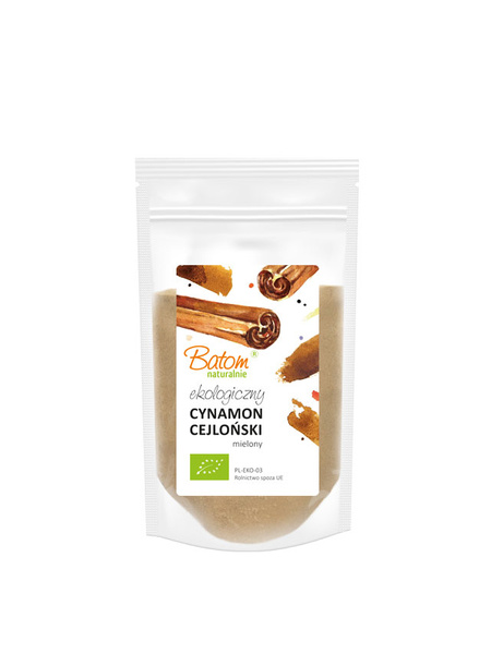 Cynamon cejloński mielony 125 g - Batom (BIO)