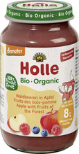 Danie dla dziecka jabłkowe z owocami leśnymi bez dodatku cukru od 8 msc. 220 g - Holle (EKO)