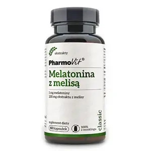 Melatonina z melisą bezglutenowa 60 szt. - Pharmovit