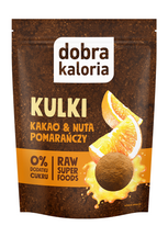 Kulki daktylowe kakao & nuta pomarańczy 65 g - Dobra Kaloria