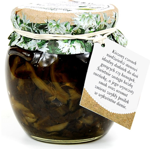 Czosnek niedźwiedzi kiszony 430 g - Dary Natury (EKO)