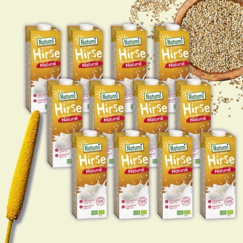 Napój jaglany bez dodatku cukru bezglutenowy 12 x 1 l - Natumi (EKO)