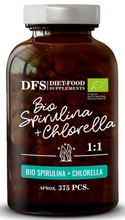 Chlorella i spirulina 375 szt. - Diet-Food (EKO)