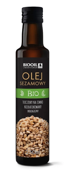 Olej Sezamowy Tłoczony Na Zimno Bio 250 Ml  -  BIOOIL