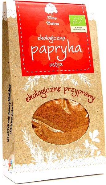 Papryka Ostra Mielona 90g - Dary Natury