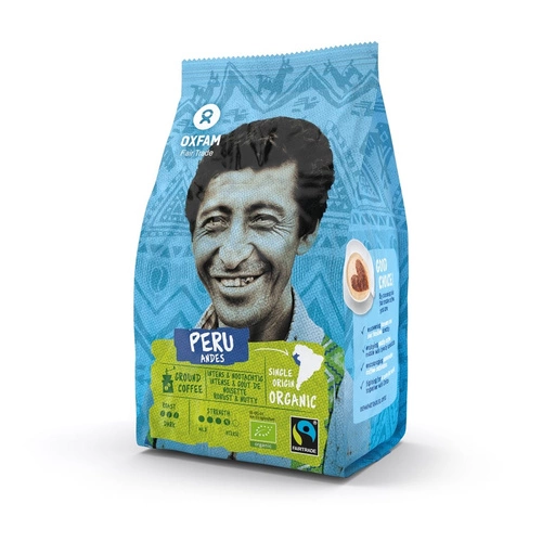 Kawa Mielona Arabica 100 % Peru Fair Trade Bio 250 G  -  OXFAM