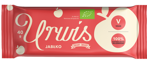 Baton bakaliowy z jabłkiem "urwis" bezglutenowy 40 g - Zmiany Zmiany (BIO)