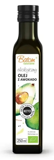Olej z awokado tłoczony na zimno KETO 250 ml - Batom (EKO)