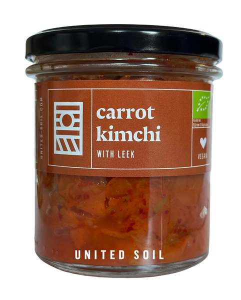 Polskie Kimchi Marchew Z Porem Bio 280 G  -  UNITED SOIL