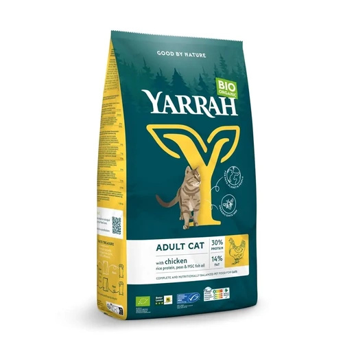 Karma dla kota dorosłego z kurczakiem 800 g - Yarrah (EKO)