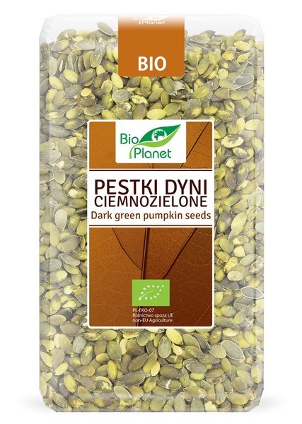 Pestki Dyni Ciemnozielone 1kg - Bio Planet