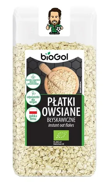 Płatki owsiane błyskawiczne 300 g - Biogol (EKO)
