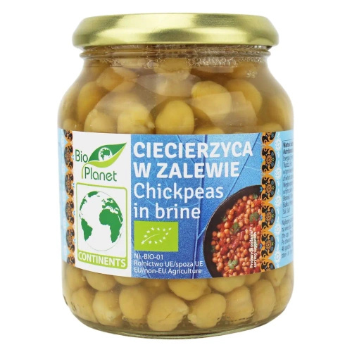 Ciecierzyca w zalewie 350 g (230 g) - Bio Planet (EKO)