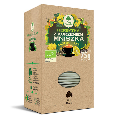 Herbatka z korzeniem mniszka 25 szt. 75 g - Dary Natury (EKO)
