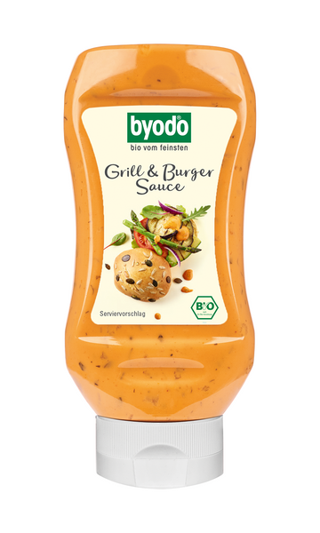 Sos Grill & Burger Bezglutenowy Bio 300 Ml - Byodo