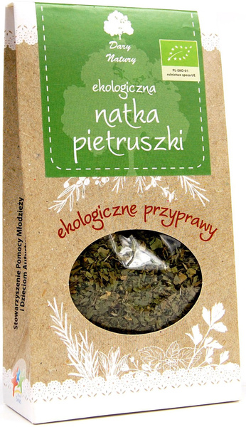 Natka pietruszki suszona 20 g - Dary Natury (BIO)