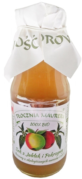 Sok Jabłkowy Z Pokrzywą Nfc Bio 300 Ml  -  TŁOCZNIA MAURERA