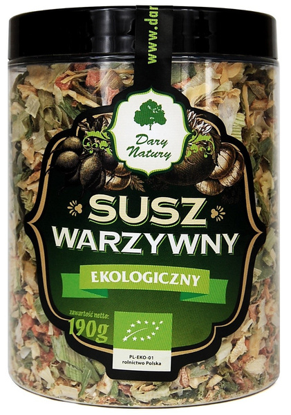 SUSZ WARZYWNY BIO 190 g - DARY NATURY