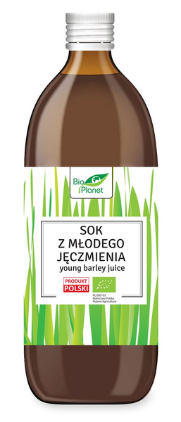 Sok z młodego jęczmienia 500 ml - Bio Planet (EKO)