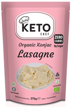 MAKARON KETO (KONJAC TYPU NOODLE LASAGNE) BEZGLUTENOWY BIO 270 g - KETO CHEF (BETTER THAN FOODS)