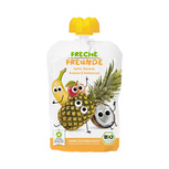 Mus do wyciskania jabłko banan ananas kokos bez dodatku cukru bezglutenowy od 6 msc. 100 g - Freche Freunde (BIO)