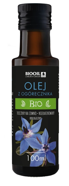 Olej Z Ogórecznika Tłoczony Na Zimno Bio 100 Ml  -  BIOOIL