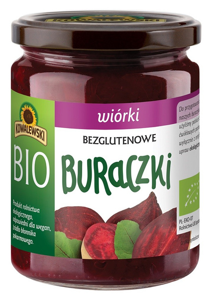 Buraczki wiórki bezglutenowe 540 ml - Kowalewski (BIO)