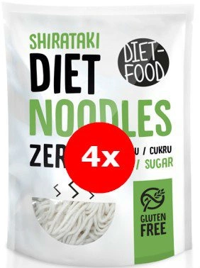 Makaron Shirataki Konjac Noodles ZESTAW 4x200g - DIET-FOOD
