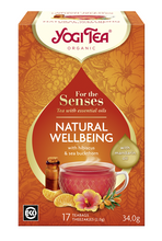 Herbatka Dla Zmysłów Na Dobre Samopoczucie Z Olejkiem Z Mandarynki (For The Senses Natural Wellbeing) Bio (17 X 2 G) 34 G  -  YOGI TEA