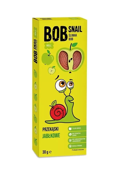 Przekąska roll jabłkowa bezglutenowa 30 g - Bob Snail