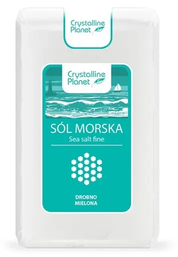 Sól morska drobna 600 g - Crystalline Planet