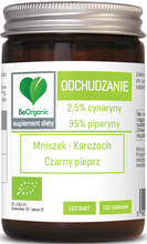 TABLETKI WSPOMAGAJĄCE ODCHUDZANIE BIO 100 szt. (401 mg) - BE ORGANIC