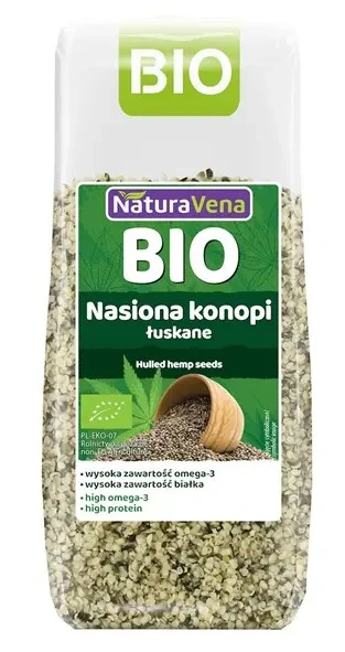 Nasiona konopi łuskane 200 g - Naturavena (EKO)