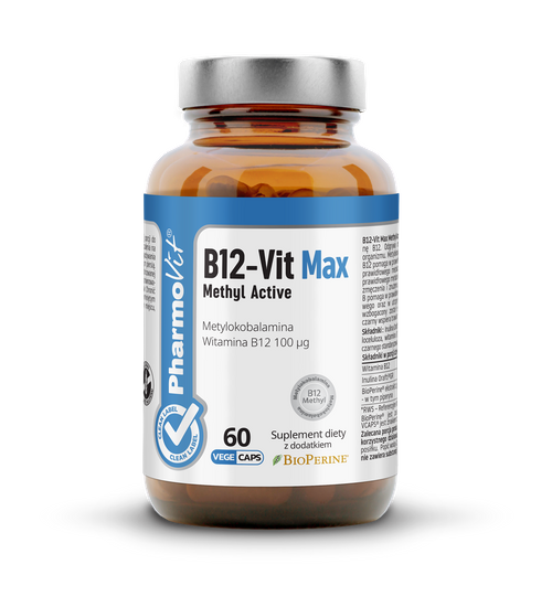 Witamina B12 (100 µg) bezglutenowa 60 szt. - Pharmovit