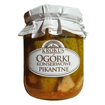 Ogórki konserwowe pikantne 500 g (250 g) - Krokus