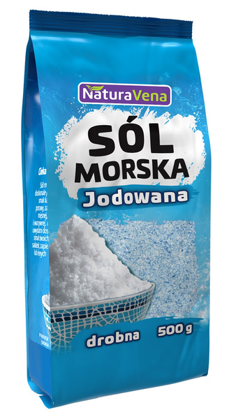 Sól Morska Drobna 500g - NaturaVena